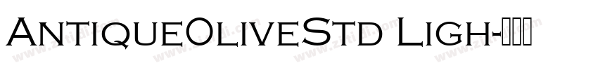 Antique0liveStd Ligh字体转换